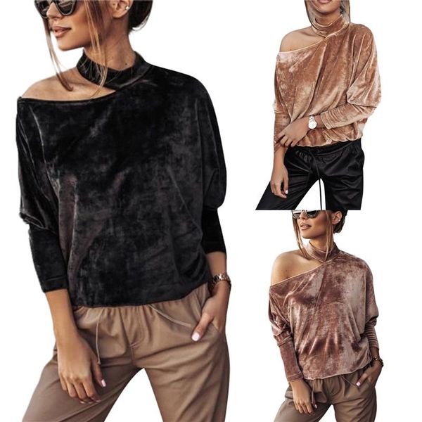 women's blouses & shirts off shoulder casual long sleeve cut out asymmetrical loose fit, White
women's blouses & shirts off shoulder casual long sleeve cut out asymmetrical loose fit, White