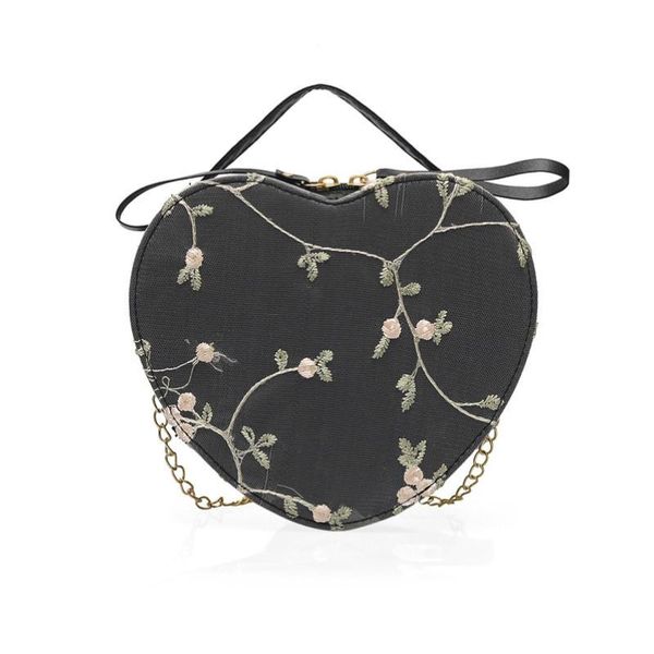 lace peach heart women bags 2020 new trend all-match shoulder bag embroidery portable girl diagonal bag heart-shaped chain
lace peach heart women bags 2020 new trend all-match shoulder bag embroidery portable girl diagonal bag heart-shaped chain