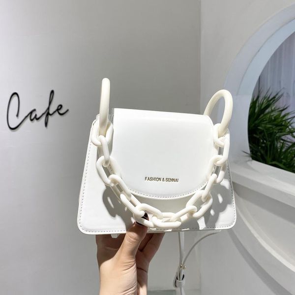 fashion acrylic chain strap mini bag women solid color pu leather shoulder crossbody handbags female casual travel bags purse
fashion acrylic chain strap mini bag women solid color pu leather shoulder crossbody handbags female casual travel bags purse