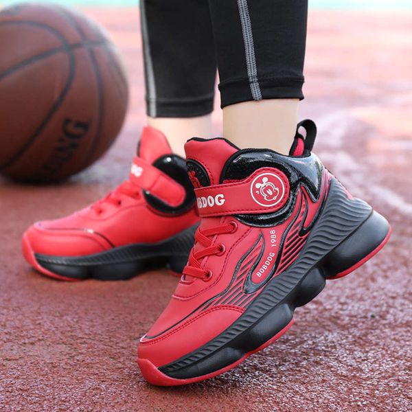 boys' babudou men's autumn winter new sports middle and large leather waterproof children's basketball sho, Black;red
boys' babudou men's autumn winter new sports middle and large leather waterproof children's basketball sho, Black;red