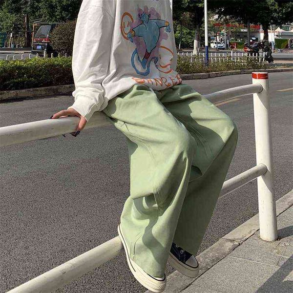 korea spring casual trousers autumn 6-color washed brushed straight overalls wide leg pants men and women joggings 0214, Black
korea spring casual trousers autumn 6-color washed brushed straight overalls wide leg pants men and women joggings 0214, Black