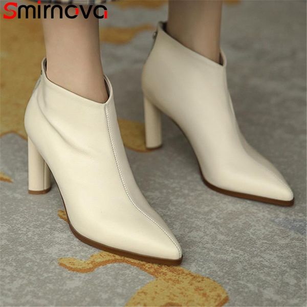 boots smirnova 2021 high heels ladies dress party shoes pointed toe zip solid colors autumn winter ankle women, Black
boots smirnova 2021 high heels ladies dress party shoes pointed toe zip solid colors autumn winter ankle women, Black