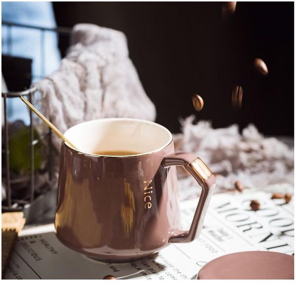 380ml creative coffee cup set ceramic breakfast milk cup afternoon tea cup european simple style water cafe wit bbyakg
380ml creative coffee cup set ceramic breakfast milk cup afternoon tea cup european simple style water cafe wit bbyakg
