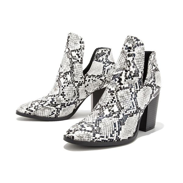 motorcycle western cowboy boots women animal snake pattern pu leather high heels slip on cowgirl booties ankle botas shoes 201021, Black
motorcycle western cowboy boots women animal snake pattern pu leather high heels slip on cowgirl booties ankle botas shoes 201021, Black