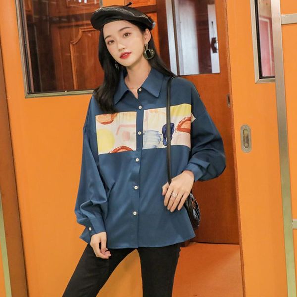 printed long sleeves womens and blouses lapel button cardigan loose plus size blouses woman 2019 korean fashion women1, White
printed long sleeves womens and blouses lapel button cardigan loose plus size blouses woman 2019 korean fashion women1, White
