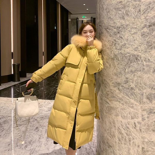 women's down & parkas 2021 autumn winter solid loose hooded jacket women large fur collar cotton padded coat warm outwear, Black
women's down & parkas 2021 autumn winter solid loose hooded jacket women large fur collar cotton padded coat warm outwear, Black