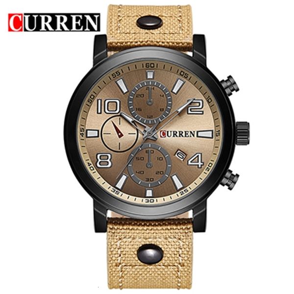 new arrivals curren carian m8199 designers belt imported from japan quartz movement mens calendar watch ing, Slivery;brown
new arrivals curren carian m8199 designers belt imported from japan quartz movement mens calendar watch ing, Slivery;brown