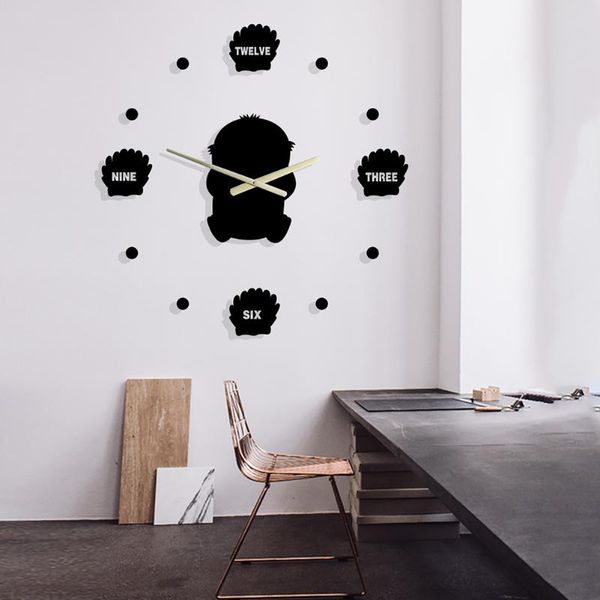 cartoon shape acrylic sticker kids bedroom home decoration modern living room punch diy wall clock self adhesive fashion
cartoon shape acrylic sticker kids bedroom home decoration modern living room punch diy wall clock self adhesive fashion
