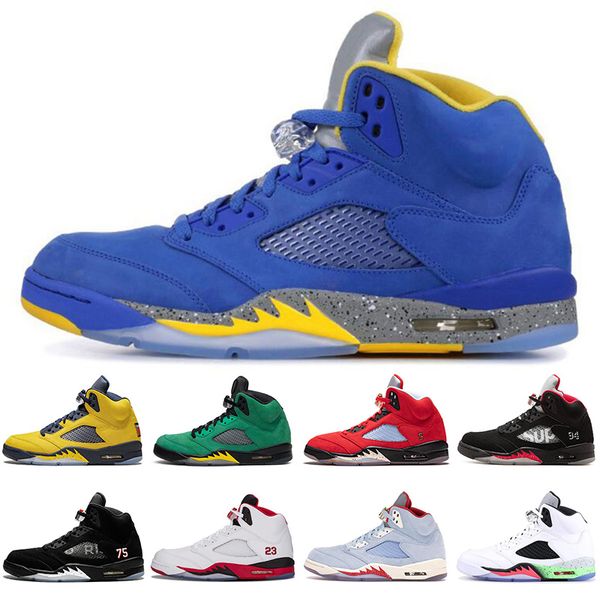 classic jumpman 5 5s men basketball shoes fire red suede michigan black pro star white cement mens trainers sports sneakers size 7-13
classic jumpman 5 5s men basketball shoes fire red suede michigan black pro star white cement mens trainers sports sneakers size 7-13