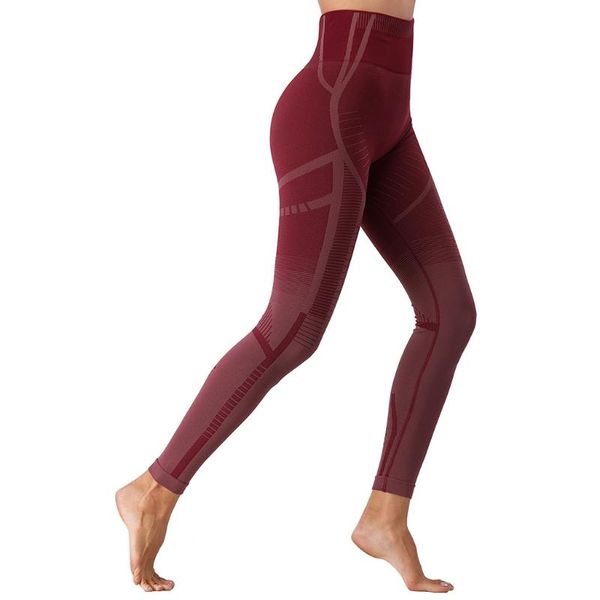 high waist sport leggings wear for women gym seamless yoga pants vitality line lift buttock running trouser, White;red
high waist sport leggings wear for women gym seamless yoga pants vitality line lift buttock running trouser, White;red