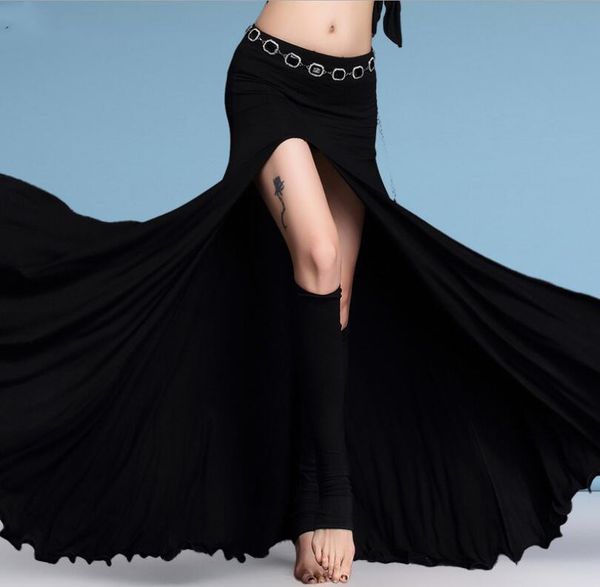 women belly dance skirt comfortable modal practice costume full skirts solid color large swing dancing dress black, Black;red
women belly dance skirt comfortable modal practice costume full skirts solid color large swing dancing dress black, Black;red