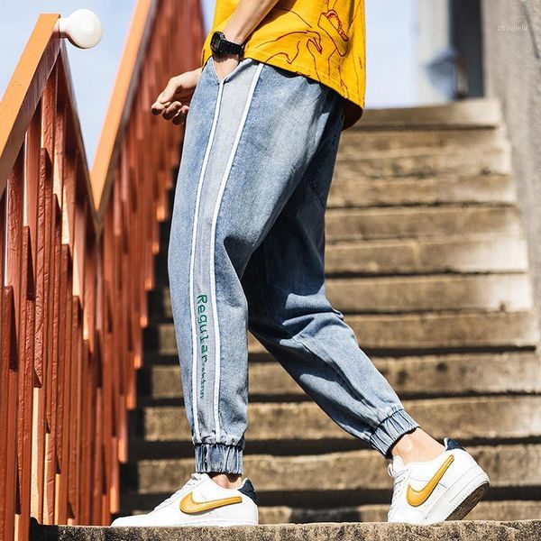 haroun pants male 2020 summer new men's clothing han edition joker students jeans male feet nine points pants1, Blue
haroun pants male 2020 summer new men's clothing han edition joker students jeans male feet nine points pants1, Blue
