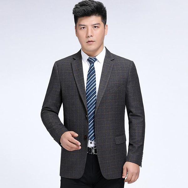 autumn and winter new men's single west middle-aged fashion leisure brand men's plaid wool suit suit, White;black
autumn and winter new men's single west middle-aged fashion leisure brand men's plaid wool suit suit, White;black
