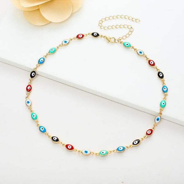 new european and american jewelry bohemian retro color eyes short clavicle chain gold fashion ladies necklace 2020 fashion1, Golden;silver
new european and american jewelry bohemian retro color eyes short clavicle chain gold fashion ladies necklace 2020 fashion1, Golden;silver