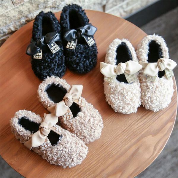 children cotton shoes 2020 winter new girls cute lambswool rhinestone bow princess shoes comfortable plus velvet warm flats children shoes, Black;grey
children cotton shoes 2020 winter new girls cute lambswool rhinestone bow princess shoes comfortable plus velvet warm flats children shoes, Black;grey