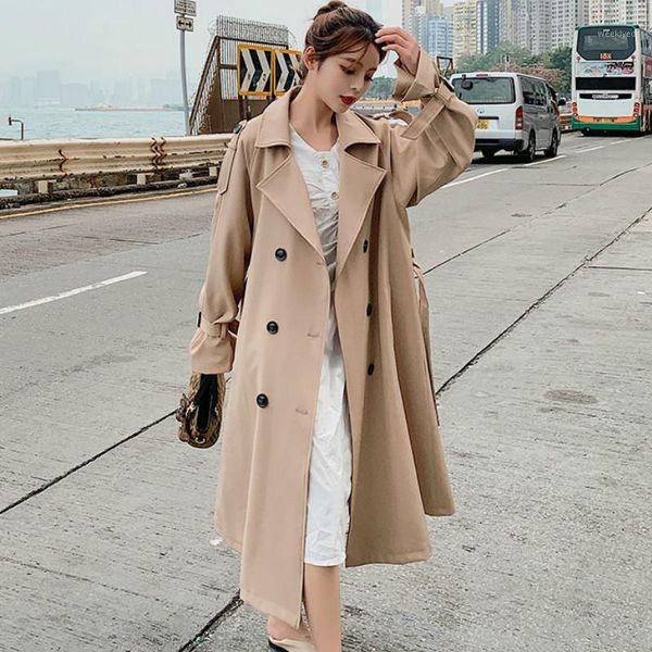 2020 spring autumn new windbreaker women long casual trench coat ladiy popular sashes solid autumn outwear hk3171, Tan;black
2020 spring autumn new windbreaker women long casual trench coat ladiy popular sashes solid autumn outwear hk3171, Tan;black