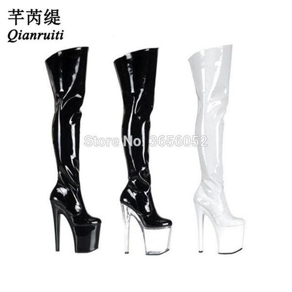 qianruiti ночной фетиш обувь женщина черный красный лакированной кожи botas над коленом экстремальный высокие каблуки платформы высокие сапо, Black
qianruiti ночной фетиш обувь женщина черный красный лакированной кожи botas над коленом экстремальный высокие каблуки платформы высокие сапо, Black