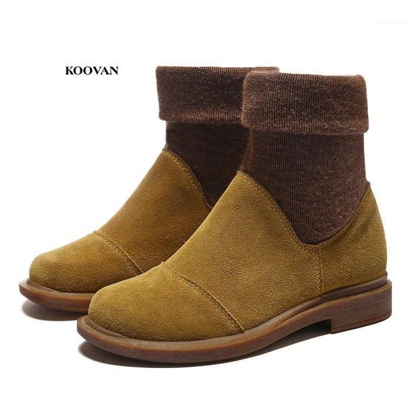 boots koovan women's socks short female flat bottom genuine leather 2021 autumn and winter retro elastic boots1, Black
boots koovan women's socks short female flat bottom genuine leather 2021 autumn and winter retro elastic boots1, Black