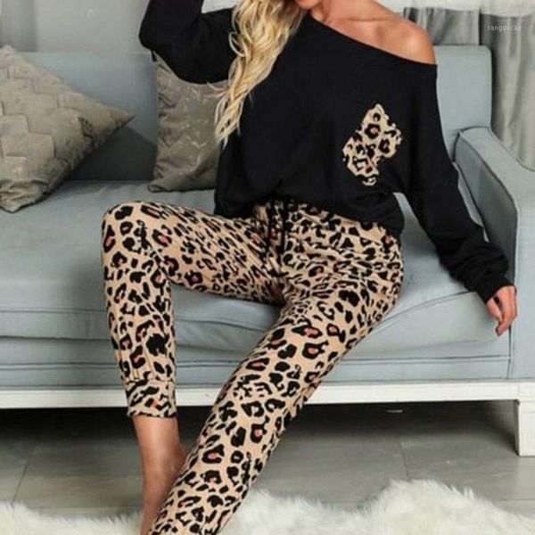 gym clothing autumn retro leopard print tracksuit women long sleeve printed elastic drawstring sweatpants sets with pockets1, White;black
gym clothing autumn retro leopard print tracksuit women long sleeve printed elastic drawstring sweatpants sets with pockets1, White;black