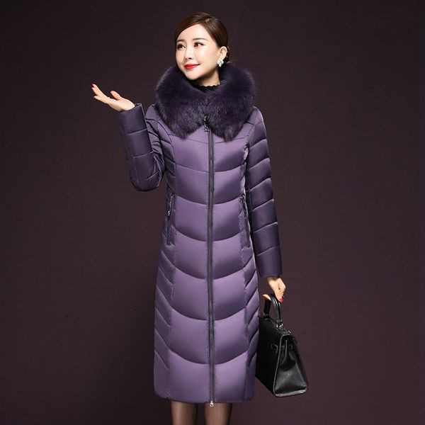 women's down & parkas duck jacket fur hooded plus size 5xl thick long winter coat female jackets 2021 jaqueta feminina kj551, Black
women's down & parkas duck jacket fur hooded plus size 5xl thick long winter coat female jackets 2021 jaqueta feminina kj551, Black