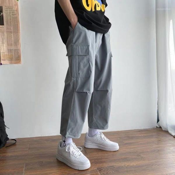 pants men's summer thin ice silk overalls trend nine points casual sports pants korean loose wild trousers1, Black
pants men's summer thin ice silk overalls trend nine points casual sports pants korean loose wild trousers1, Black
