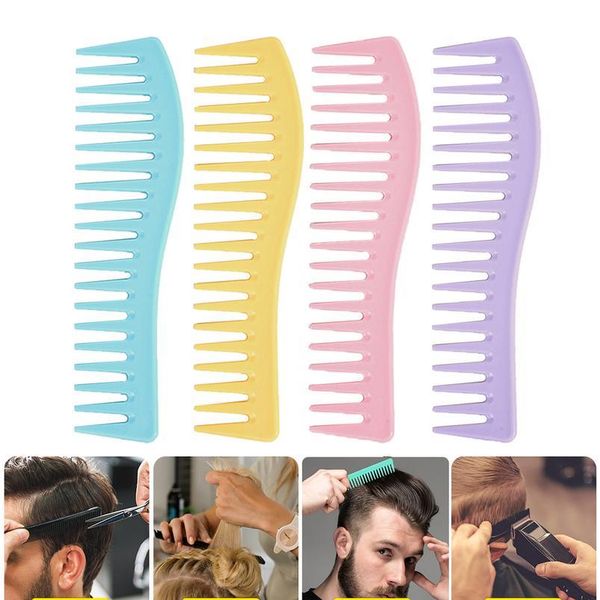 1pc hairdressing comb hair styling hand grip comb hair salon tools multicolor hairdressing wide tooth combs hair care bbygbm, Silver 
1pc hairdressing comb hair styling hand grip comb hair salon tools multicolor hairdressing wide tooth combs hair care bbygbm, Silver