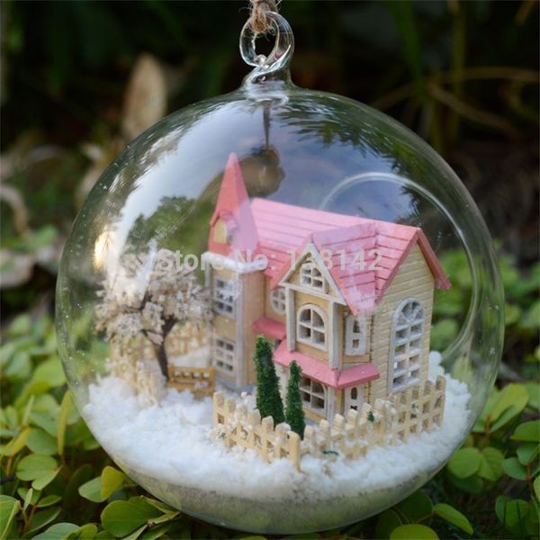 b009 diy glass ball doll house miniature villa wooden dollhouse toy birthday gift - lolita dream house y200413
b009 diy glass ball doll house miniature villa wooden dollhouse toy birthday gift - lolita dream house y200413
