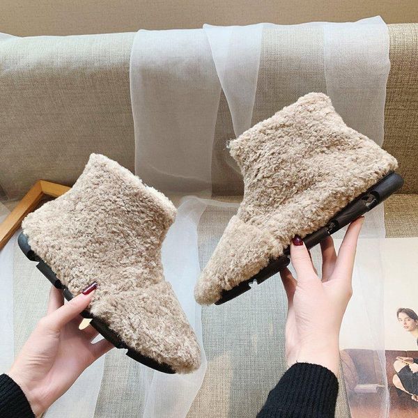 women's boots new winter 2020 fashion plush snow boots flat bottom short cotton shoes zip ankle for women, Black
women's boots new winter 2020 fashion plush snow boots flat bottom short cotton shoes zip ankle for women, Black