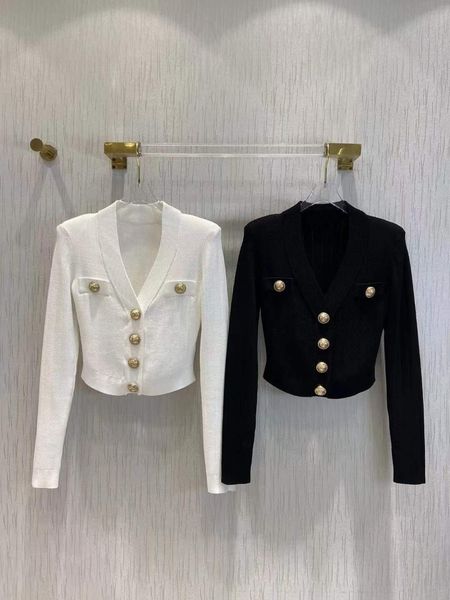 2022 spring autumn milan runway sweater v neck panelled women's sweaters high end jacquard cardigan designer sweater 0302-12, White;black
2022 spring autumn milan runway sweater v neck panelled women's sweaters high end jacquard cardigan designer sweater 0302-12, White;black