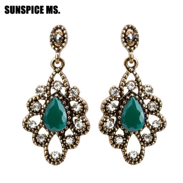 dangle & chandelier vintage retro earrings for women antique gold color drop water resin boho ethnic bridal wedding jewelry, Silver
dangle & chandelier vintage retro earrings for women antique gold color drop water resin boho ethnic bridal wedding jewelry, Silver