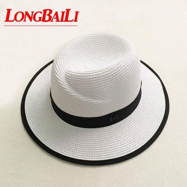 summer wide brim white straw fedora hats for women fashion sun beach hats sdds0301, Blue;gray
summer wide brim white straw fedora hats for women fashion sun beach hats sdds0301, Blue;gray