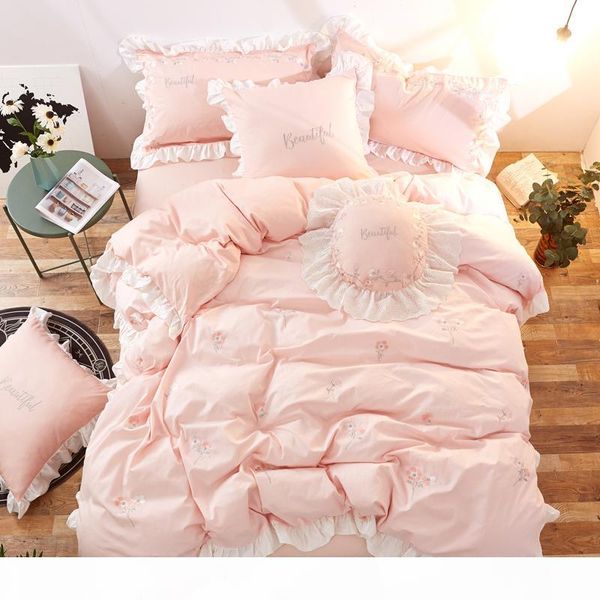 pink blue100%cotton korean bedding sets twin king size kids girls bedding set princess duvet cover bed sheet set
pink blue100%cotton korean bedding sets twin king size kids girls bedding set princess duvet cover bed sheet set