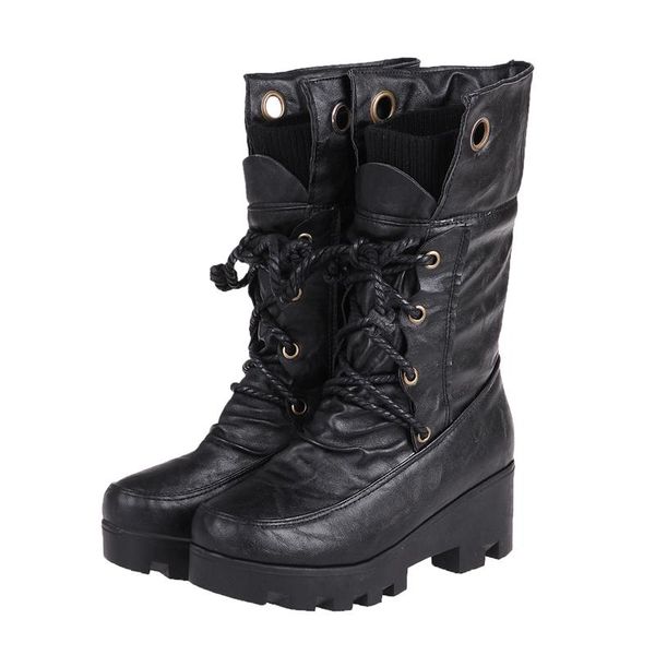 boots bblxqpyt punk style platform women mid calf motorcycle boot fashion lace up ladies chunky heel shoes black big size 43 583
boots bblxqpyt punk style platform women mid calf motorcycle boot fashion lace up ladies chunky heel shoes black big size 43 583
