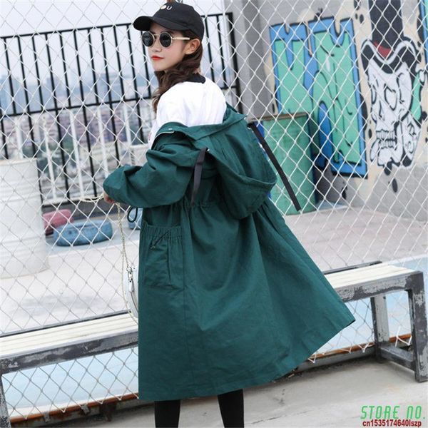 long female coat 2021 spring autumn new korean version hooded loose harajuku drawstring slim solid color outerwear f896, Tan;black
long female coat 2021 spring autumn new korean version hooded loose harajuku drawstring slim solid color outerwear f896, Tan;black