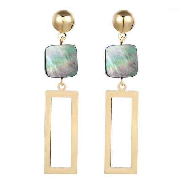 Korean temperament female earrings shell pieces geometric elements fashion retro wild hipster earrings banquet jewelry gifts1, Golden;silver
Korean temperament female earrings shell pieces geometric elements fashion retro wild hipster earrings banquet jewelry gifts1, Golden;silver