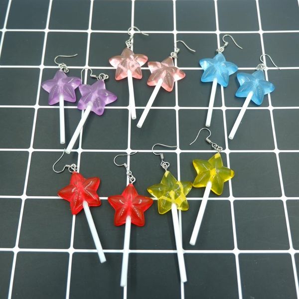 dangle & chandelier cute star lollipop earrings earring candy costume trendy style woman girl jewelry drop, Silver
dangle & chandelier cute star lollipop earrings earring candy costume trendy style woman girl jewelry drop, Silver