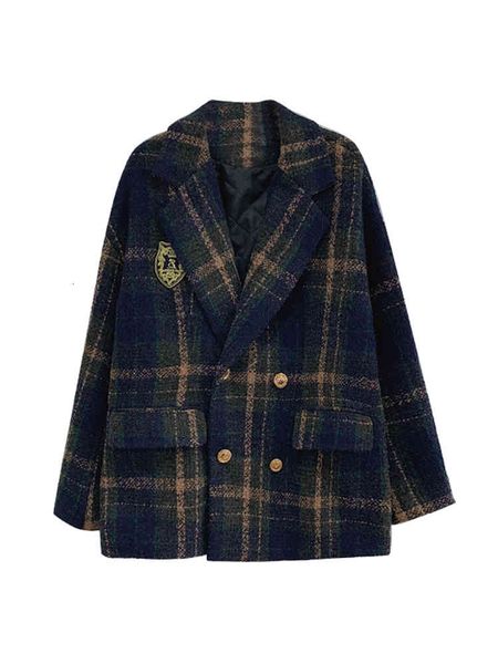 women's wool & blends woolen coat female autumn and winter loose retro chic thickened college wind short woolen women s 1ac7, Black
women's wool & blends woolen coat female autumn and winter loose retro chic thickened college wind short woolen women s 1ac7, Black