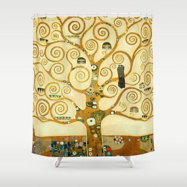 modern gustav klimt the tree of life shower curtain waterproof bathroom decor eco-friendly printed bathroom curtain set
modern gustav klimt the tree of life shower curtain waterproof bathroom decor eco-friendly printed bathroom curtain set