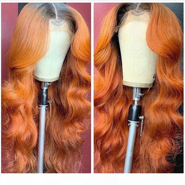 360 frontal glueless wave ombre 1b orange 13x6 lace front human hair wigs with baby hair brazilian hair full lace wig natural hairline, Black
360 frontal glueless wave ombre 1b orange 13x6 lace front human hair wigs with baby hair brazilian hair full lace wig natural hairline, Black