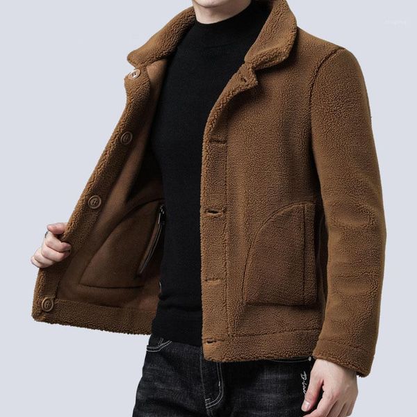 gym clothing men fleece jacket winter thick warm windproof coat stand collar button down fluffy overcoat reversible double-faced coat1, White;black
gym clothing men fleece jacket winter thick warm windproof coat stand collar button down fluffy overcoat reversible double-faced coat1, White;black