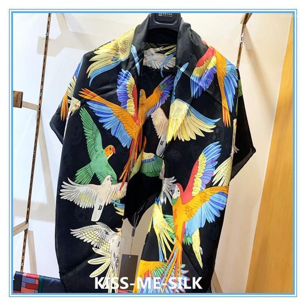 kms parrot silk jacquard satin square scarf shawl elegant silk scarf shawl 140*140cm/70g1, Blue;gray
kms parrot silk jacquard satin square scarf shawl elegant silk scarf shawl 140*140cm/70g1, Blue;gray