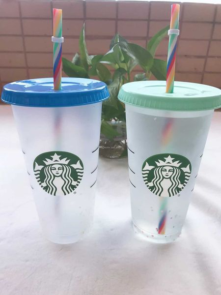 starbucks 24oz/710ml mug cold color changing the rainbow reusable drinking flat bottom cup pillar shape lid straw mug bardian
starbucks 24oz/710ml mug cold color changing the rainbow reusable drinking flat bottom cup pillar shape lid straw mug bardian