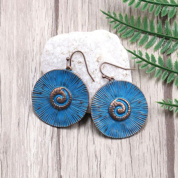 dangle & chandelier bohemian ethnic earring round spiral hook jewelry women gift1, Silver
dangle & chandelier bohemian ethnic earring round spiral hook jewelry women gift1, Silver