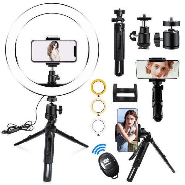 flash heads 10 inch ring light short tripod 26cm tablelamp desk lighting with selfie stick for phone youtube vlog webcam live streaming1
flash heads 10 inch ring light short tripod 26cm tablelamp desk lighting with selfie stick for phone youtube vlog webcam live streaming1