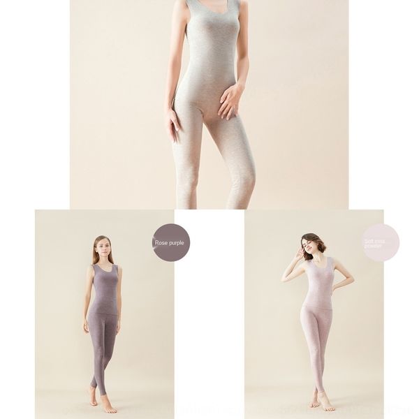gv8lz 2020 autumn and winter new meiyabi silk thermal thermal vest trousers set women's seamless warm setpants suit pants suittwo-piece, Gray
gv8lz 2020 autumn and winter new meiyabi silk thermal thermal vest trousers set women's seamless warm setpants suit pants suittwo-piece, Gray