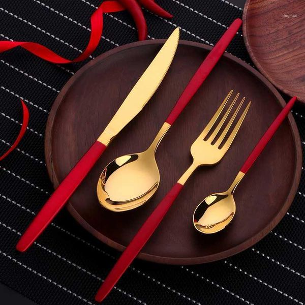 16/24pcs red gold cutlery stainless steel flatware set dinner knife spoon fork set kitchen tools dinnerware christmas gifts1
16/24pcs red gold cutlery stainless steel flatware set dinner knife spoon fork set kitchen tools dinnerware christmas gifts1