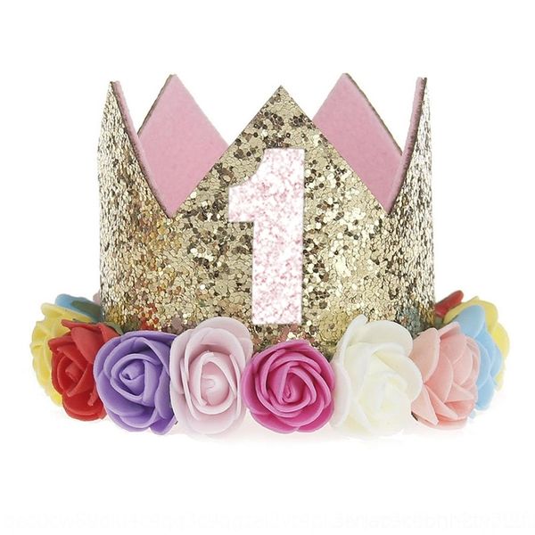 rhoof 1-year-old cake cap digital gold pink children's artificial flower cake artificial flower crown crown children's headdress m
rhoof 1-year-old cake cap digital gold pink children's artificial flower cake artificial flower crown crown children's headdress m