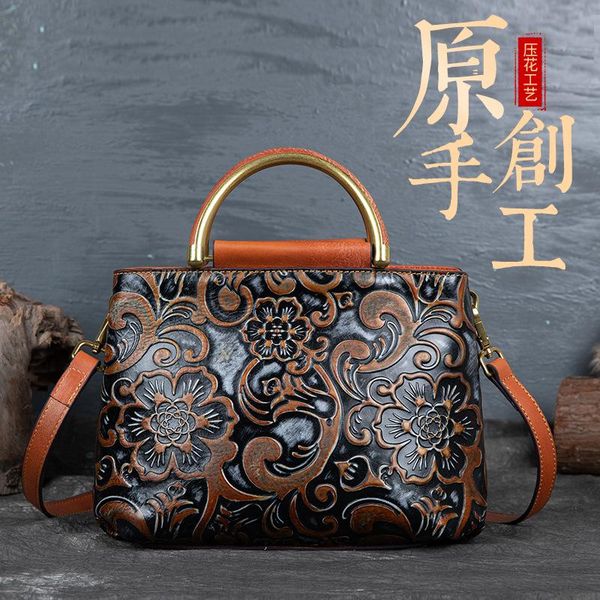 women's handmade embossing retro luxury handbags ladies fashion layer cowhide genuine leather shoulder & crossbody bags
women's handmade embossing retro luxury handbags ladies fashion layer cowhide genuine leather shoulder & crossbody bags