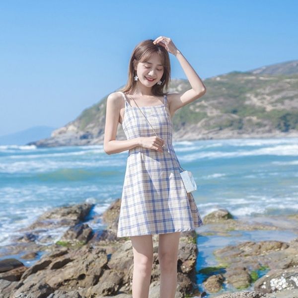 ypcy3 2020 summer new careful skirt french waist bow suspender temperament skirt plaid skirtsling sling machine girl suspender dress bgwbl, Black;gray
ypcy3 2020 summer new careful skirt french waist bow suspender temperament skirt plaid skirtsling sling machine girl suspender dress bgwbl, Black;gray