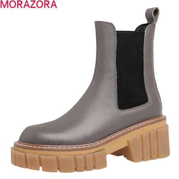 boots morazora 2021 genuine leather square heels round toe autumn winter ladies shoes fashion slip-on ankle, Black
boots morazora 2021 genuine leather square heels round toe autumn winter ladies shoes fashion slip-on ankle, Black